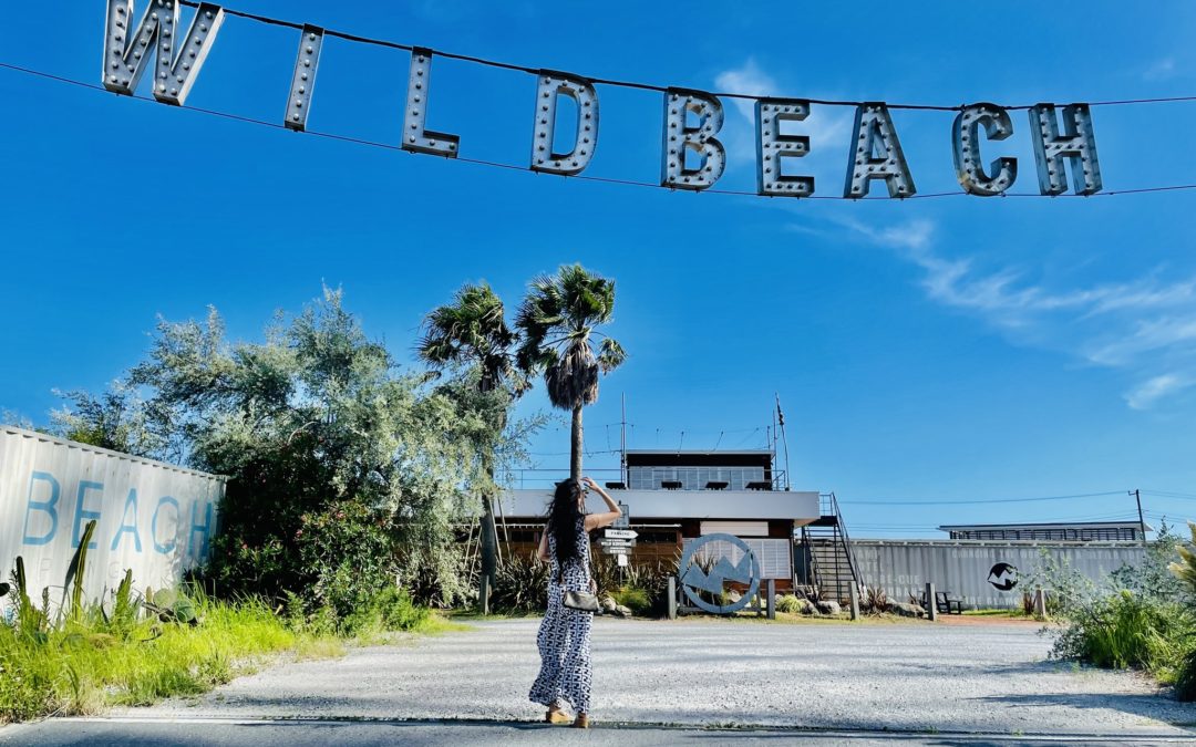 WILD BEACHでグランピング。