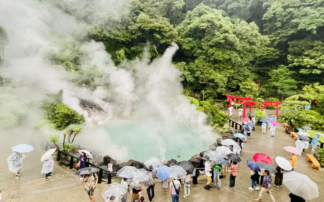 最初の寄港地は別府。